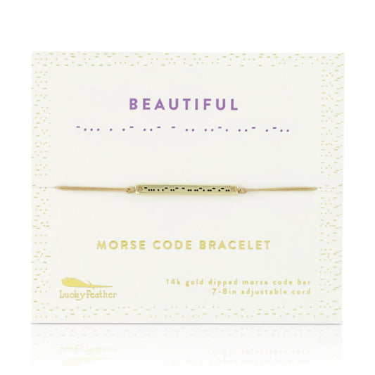 Morse Code Bracelet - Beautiful