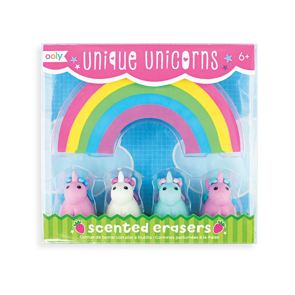 Unique Unicorn Scented Erasers