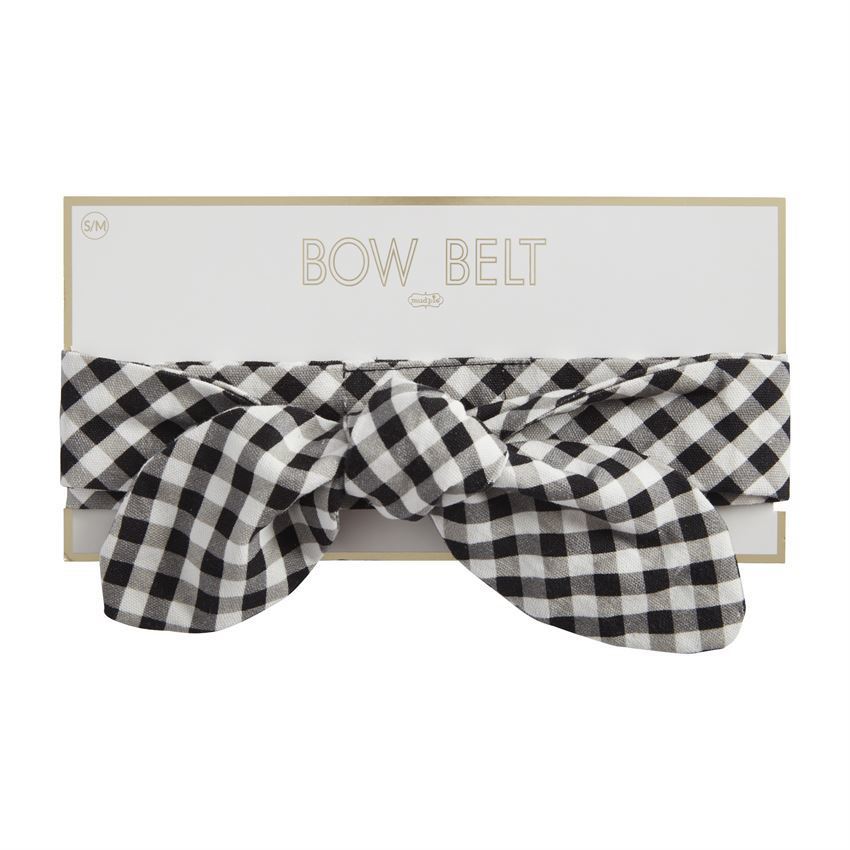 Bow Belt Black/White