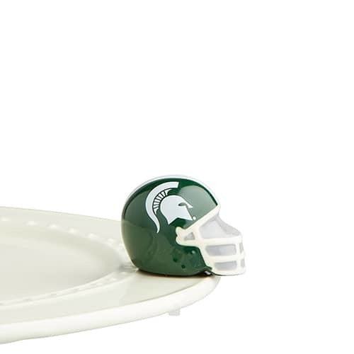 Nora Fleming Mini - Michigan State Helmet