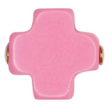 egirl Signature Cross Bracelet Gold Bright Pink