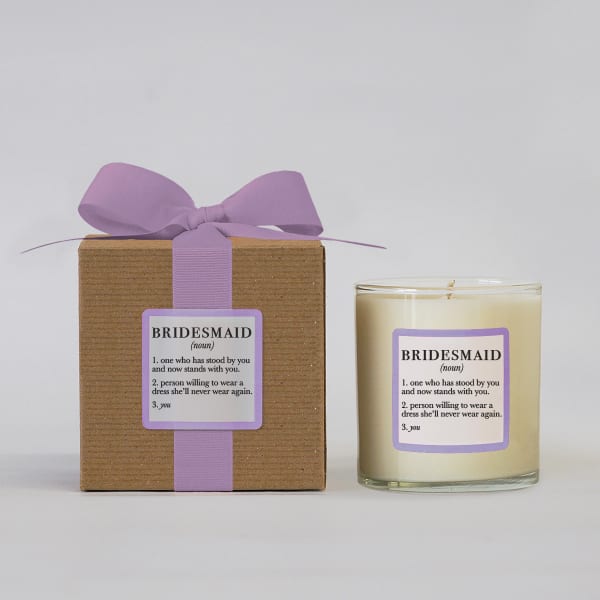 Bridesmaid Candle