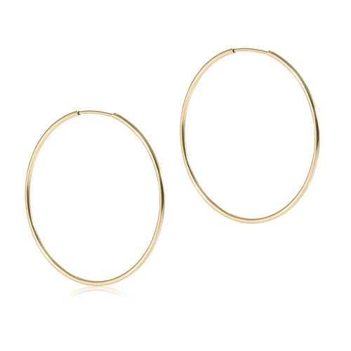 Endless Gold 24mm Hoop