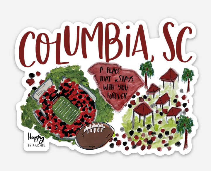 Columbia, SC Sticker