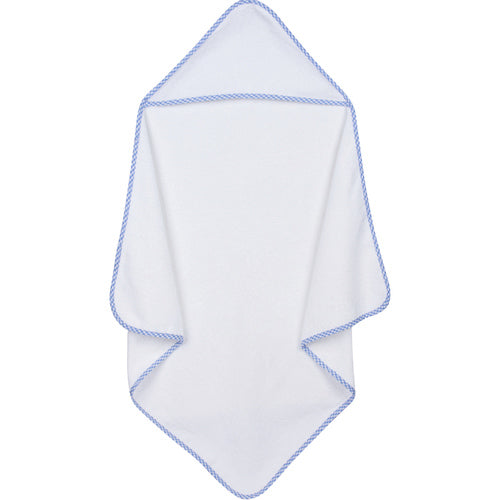 Blue Gingham Infant Hooded Towel
