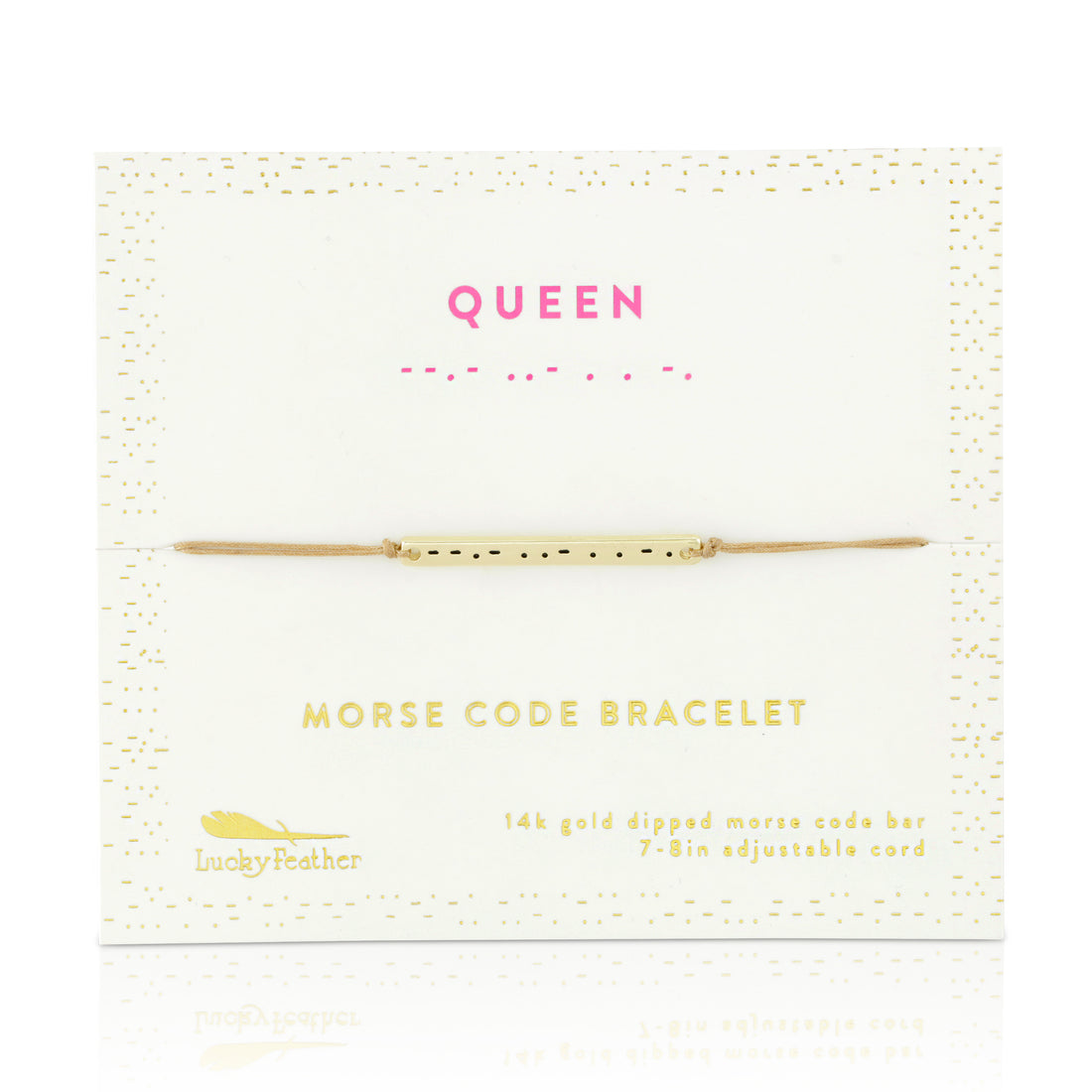 Morse Code Bracelet - Queen