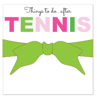 Things To Do After Tennis Notepad