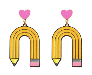 Curved Pencil Earrings