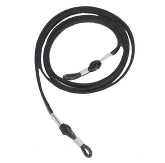 Peepers | Black Faux Leather Cord