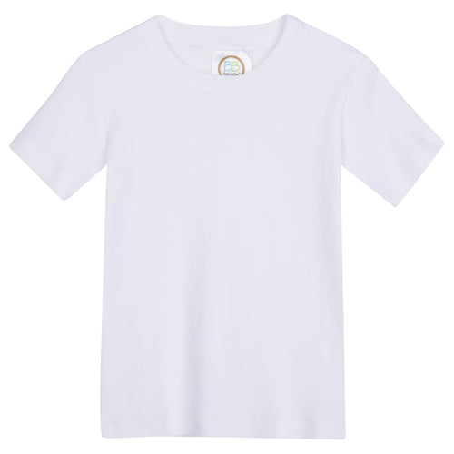 White Boy's Short Sleeve Tee Shirt | 18M