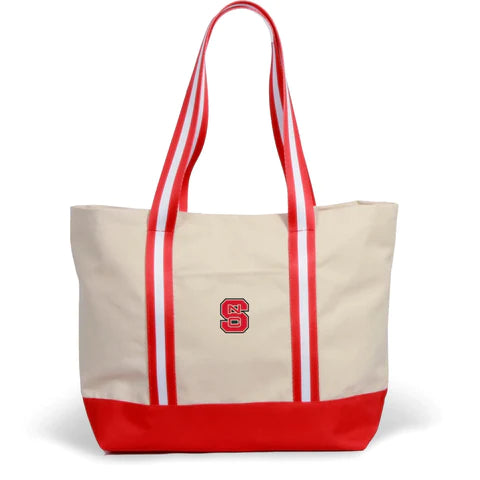 Canvas Boat Tote - NC State