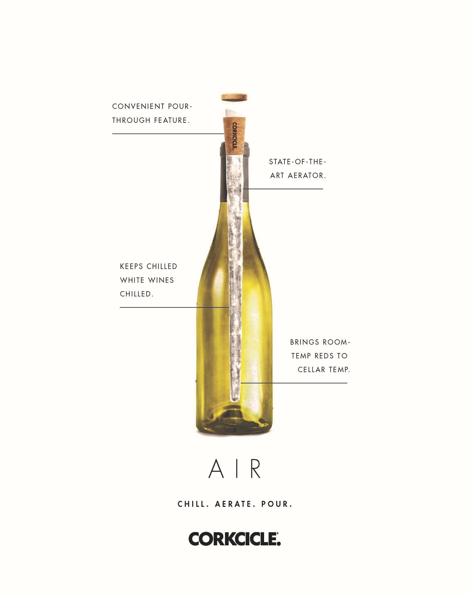 Corkcicle Air Wine Aerator – Ali's Wagon