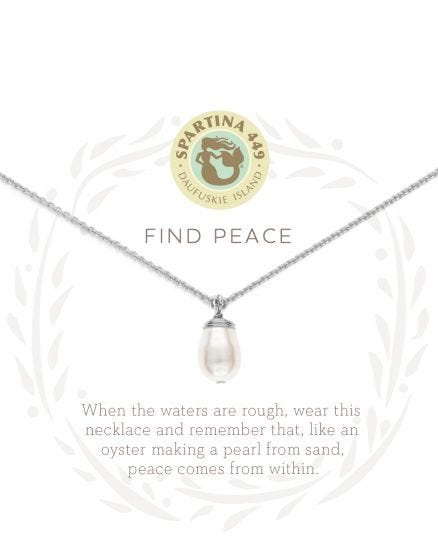 Find Peace - SLV Necklace