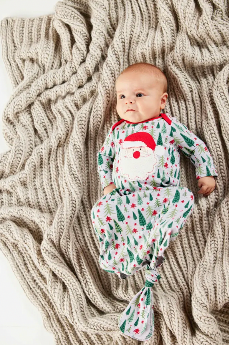 Christmas Family Holiday PJ Baby Sleeper Gown Eliza B s