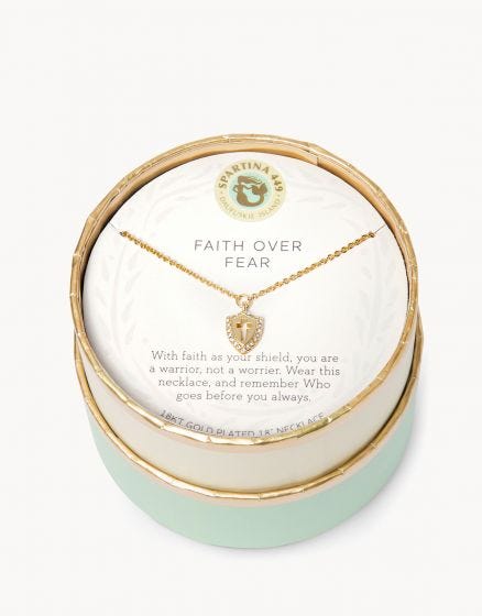 Faith Over Fear - SLV Necklace