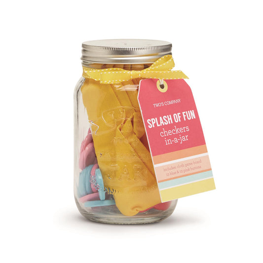 Checkers Set with 24 Buttons