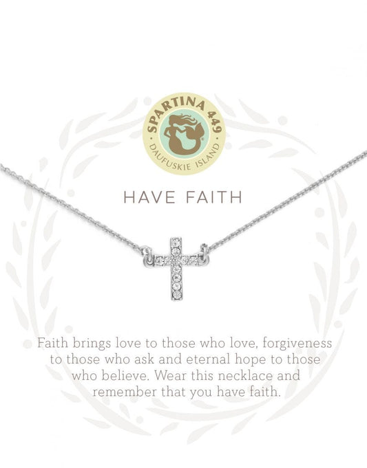 Have Faith - SLV Necklace