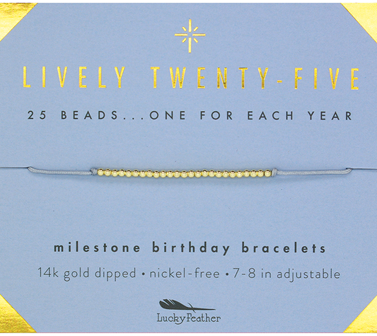 Birthday Bracelet 25