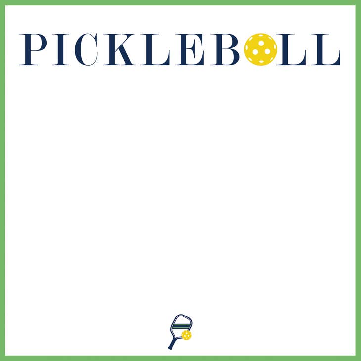 Slab Notepad Pickleball