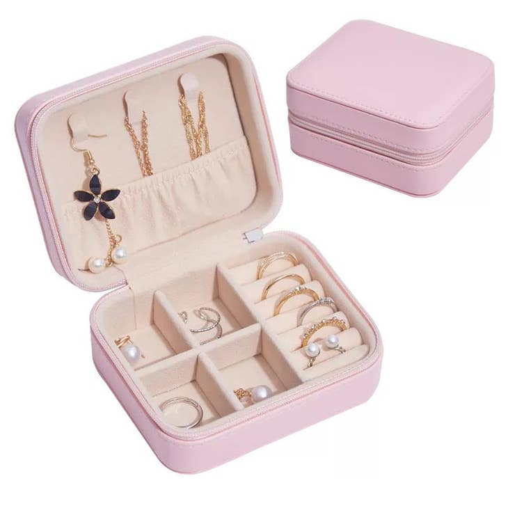 Rectangle Jewelry Box - Pink