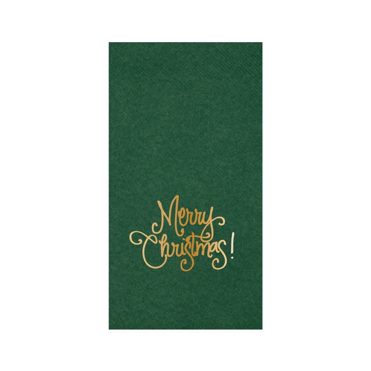 Guest Towel Napkins - Merry Christmas