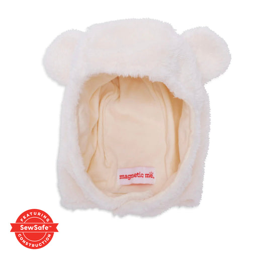 Creme Minky Magnetic Hat | 6-12m