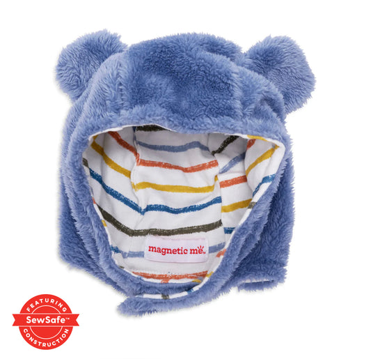 Denim Blue Minky Magnetic Hat | 0-6m