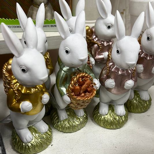 White Chocolate Bunny Figurine