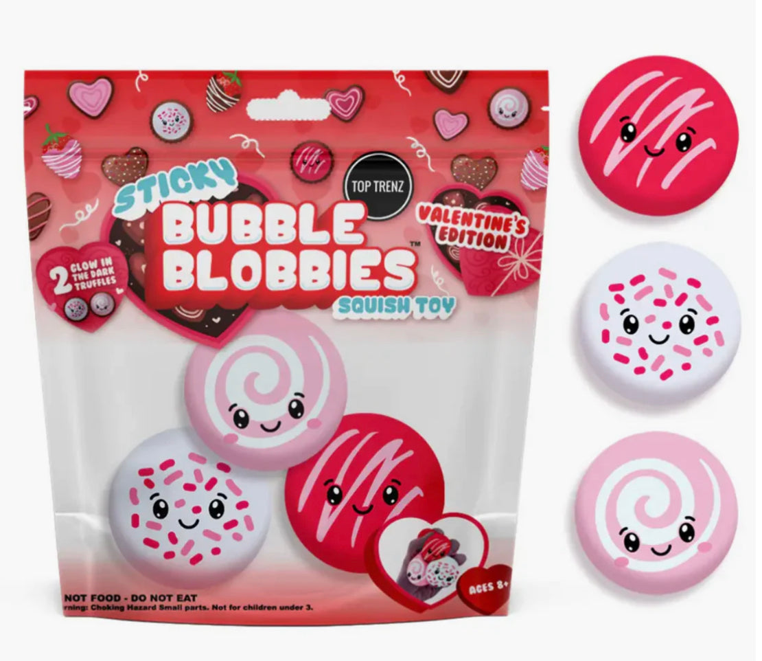 Valentines Day Sticky Bubble Blobbies