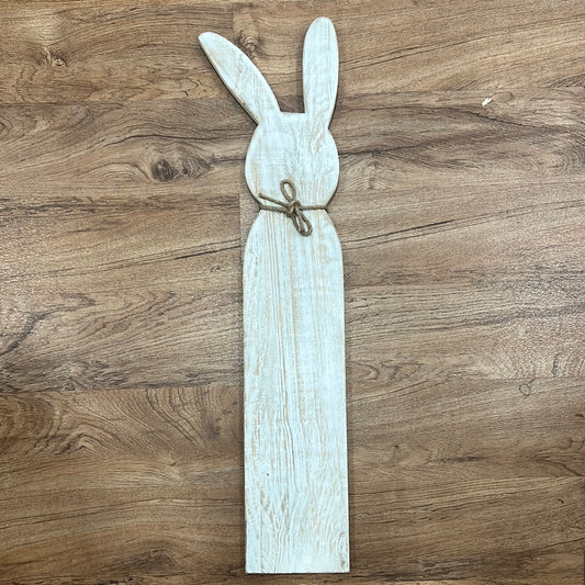 Large Bunny Wood Plank Decor