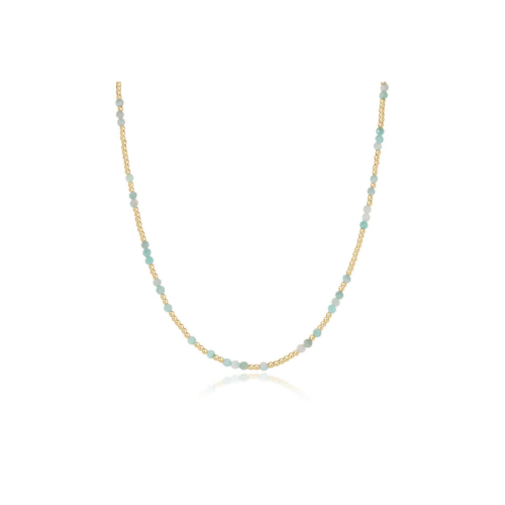 15" Choker Hope Unwritten Gemstone - Amazonite