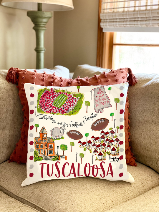 Tuscaloosa Double Sided Pillow
