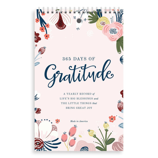 Yearly Gratitude Journal - Blush Floral